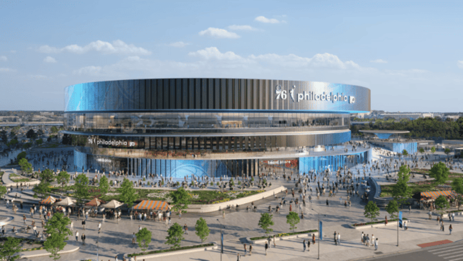 Novo estádio do 76ers