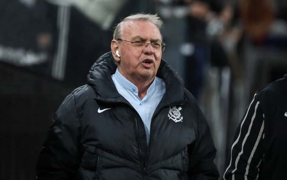 Osmar Stabile durante partida do Corinthians
