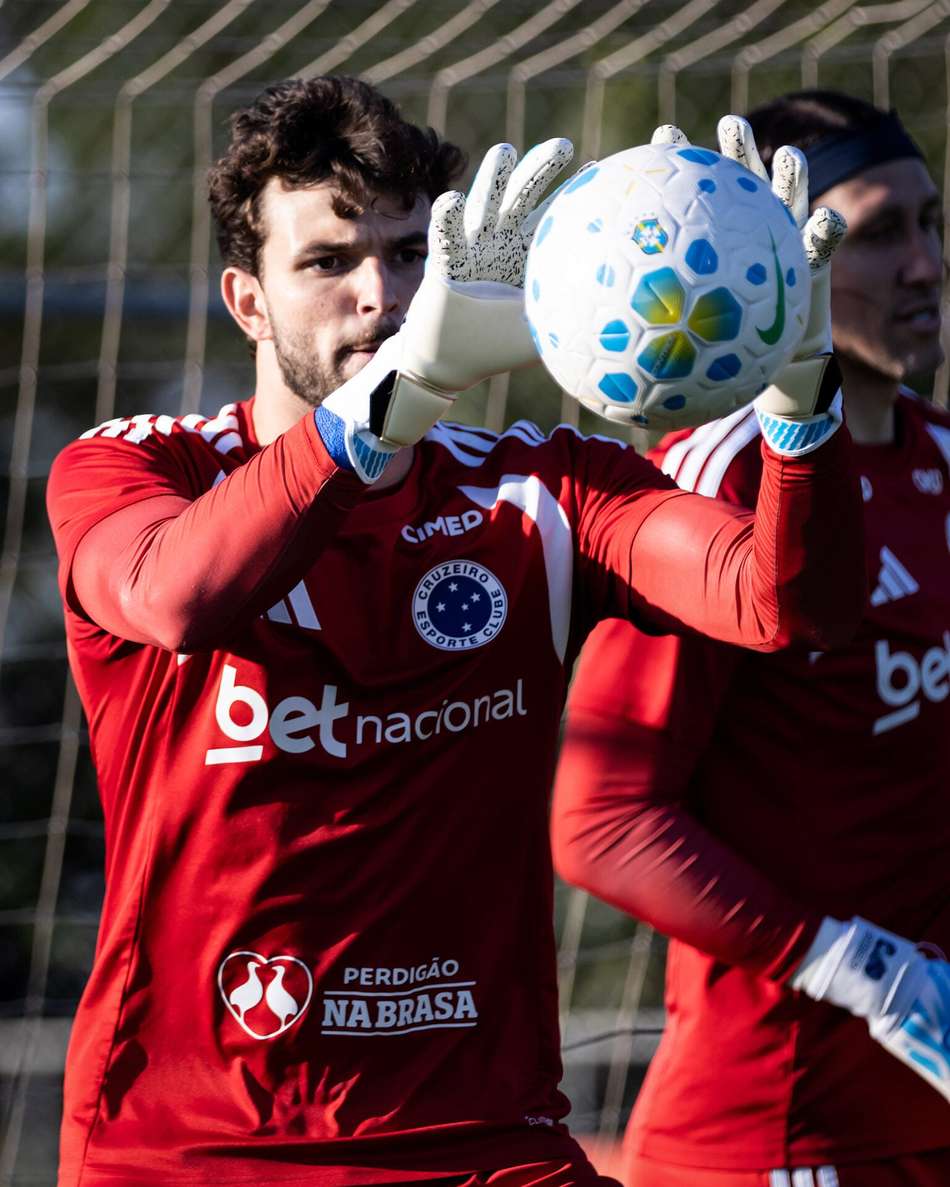 Otávio e Cássio em treinamento