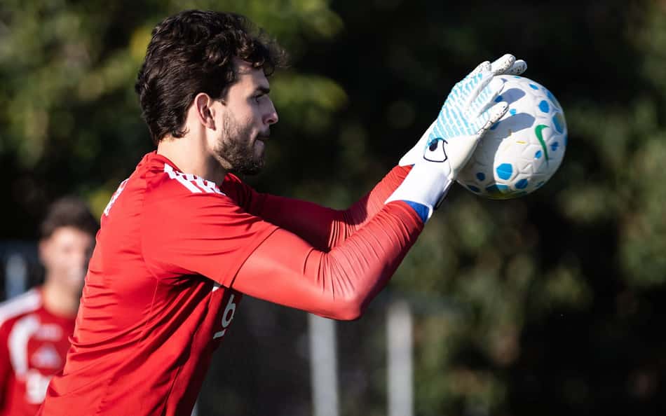 Otávio em treinamento