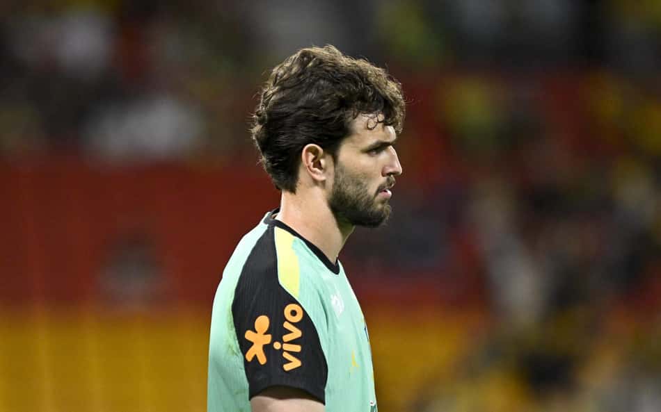 Otávio pela Seleção Brasileira em amistoso