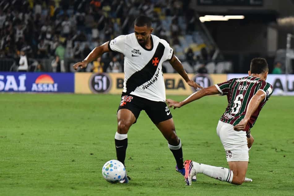 Paulo Henrique, do Vasco, em jogo contra o Fluminense