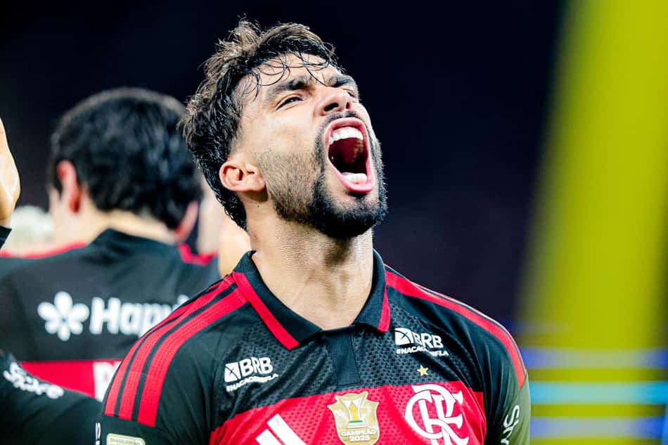 Comemoração de Lucas Paquetá em Flamengo x Mirassol