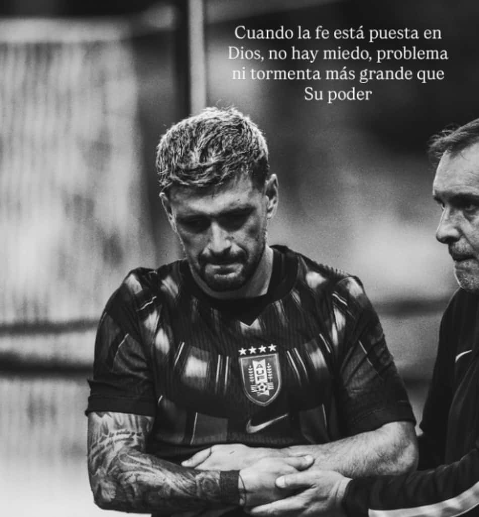Postagem de Arrascaeta no Instagram
