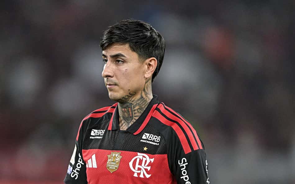 Erick Pulgar em ação pelo Flamengo