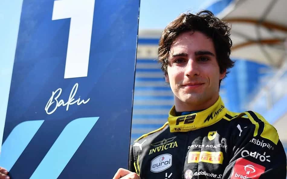 Rafael Câmara venceu uma das etapas do GP de Baku da F2