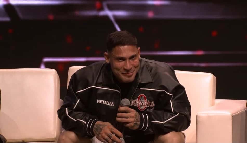 Ramon Dino em entrevista com atletas da Classic