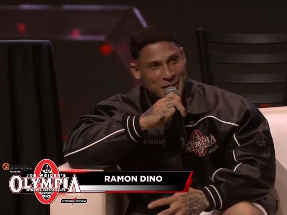 Ramon Dino em entrevista no Mr Olympia