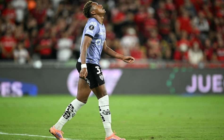 Reasco abriu o placar diante do Flamengo, pela Libertadores