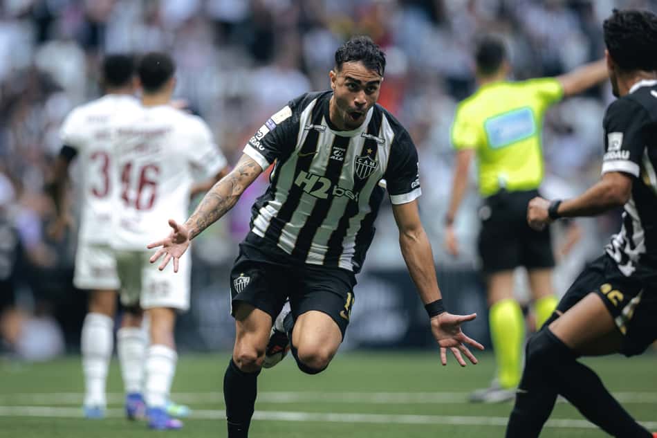 Reinier abriu o placar para o Atlético-MG contra o Fluminense pelo Brasileirão