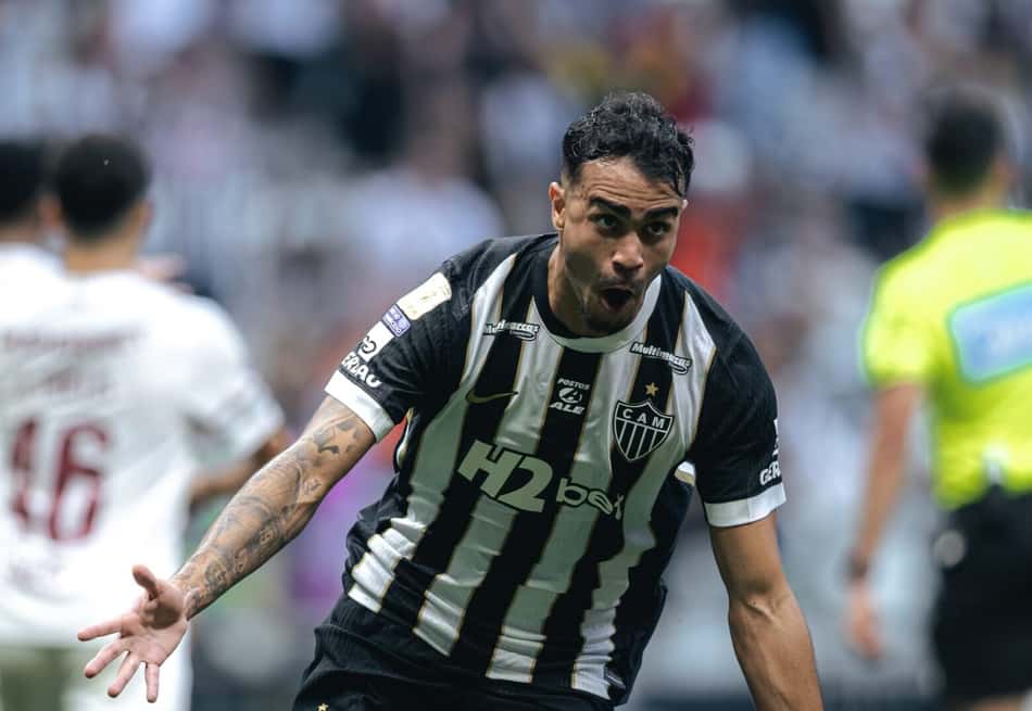 Reinier abriu o placar para o Atlético-MG contra o Fluminense pelo Brasileirão