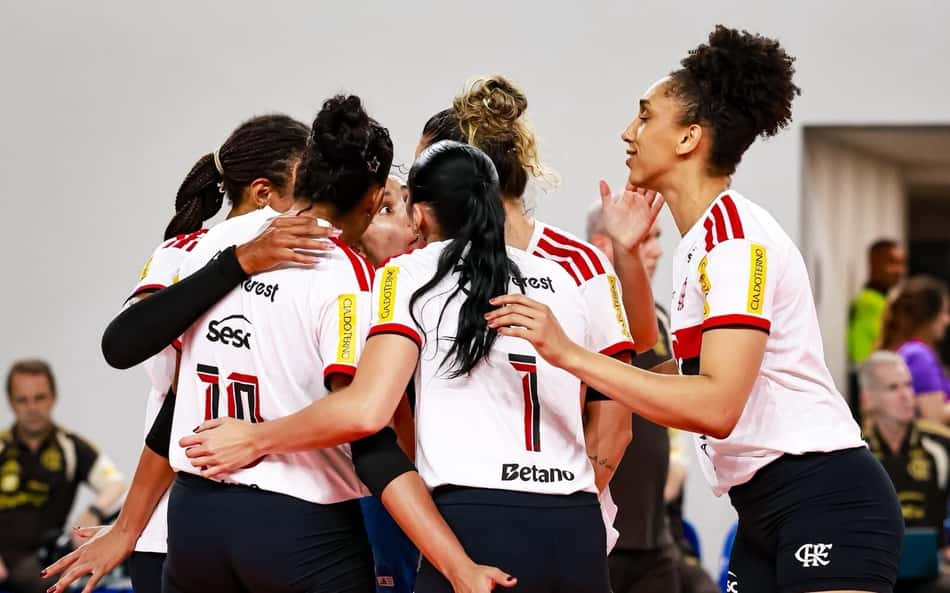 Sesc Flamengo vence clássico contra Fluminense na estreia da Copa Supervôlei