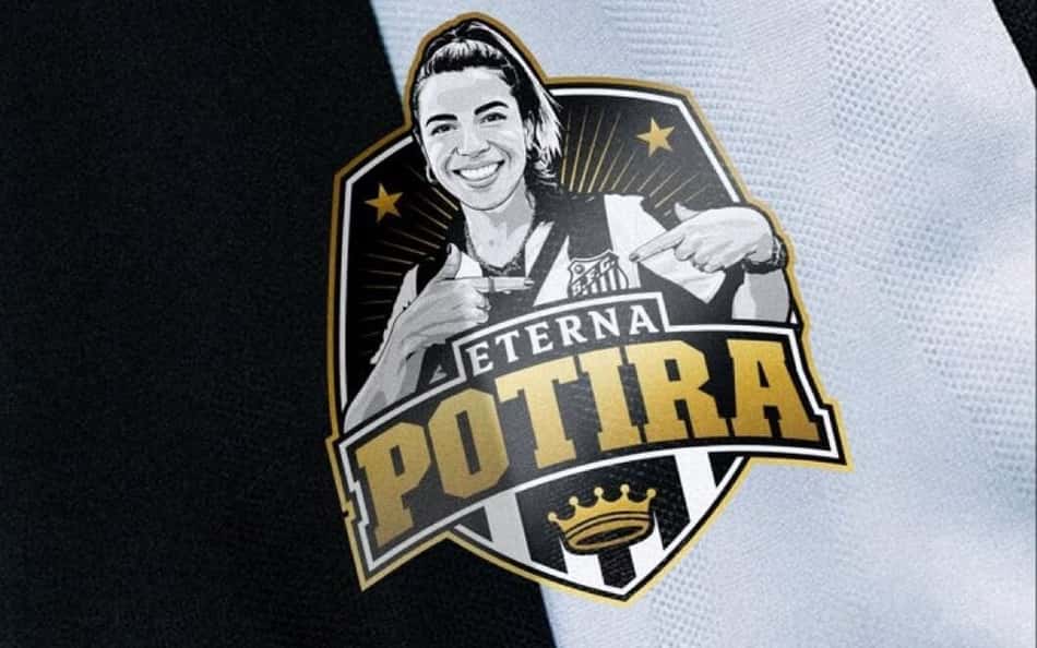Santos utilizará um patch personalizado na camisa contra o São Paulo em homenagem à torcedora Naty Potira.