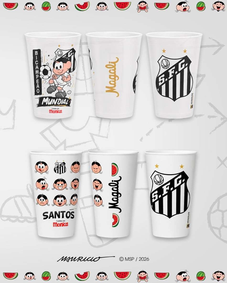 Santos e Turma da Mônica