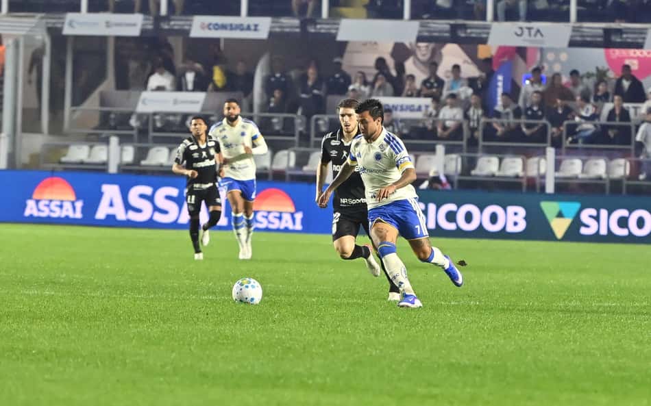 Veja gols em Santos x Cruzeiro: Rollheiser e Fabrício Bruno marcam
