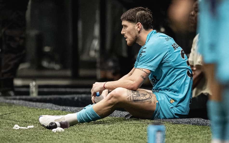 Peixe foi eliminado nos pênaltis pelo Atlético Mineiro na Arena MRV (Foto: Luciano Brew/Agencia Enquadrar/Folhapress)