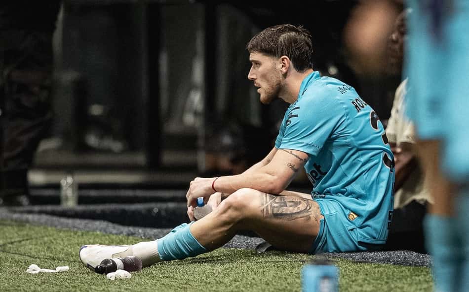 Peixe foi eliminado nos pênaltis pelo Atlético Mineiro na Arena MRV (Foto: Luciano Brew/Agencia Enquadrar/Folhapress)