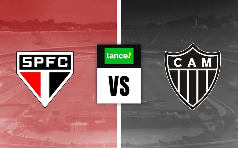 Escudos de São Paulo x Atlético-MG para Palpites de Futebol