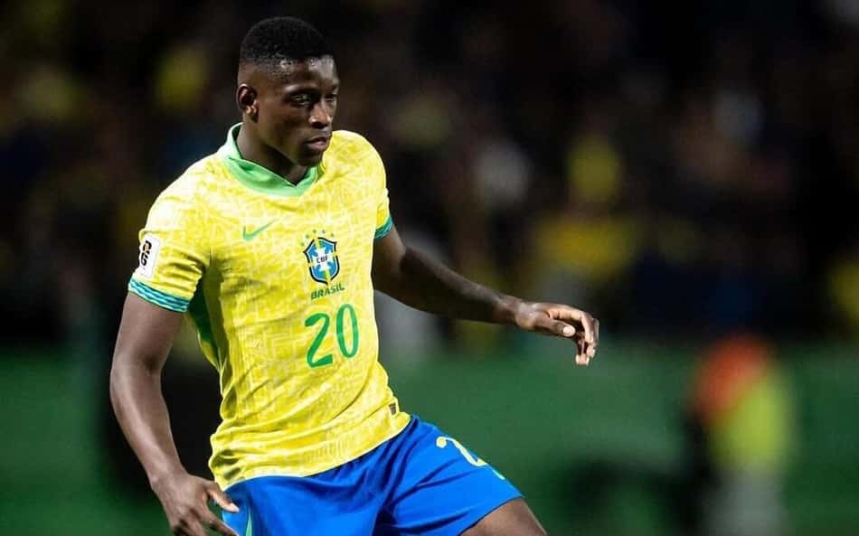 Luiz Henrique em ação pela Seleção Brasileira (Reprodução: Luiz Henrique)