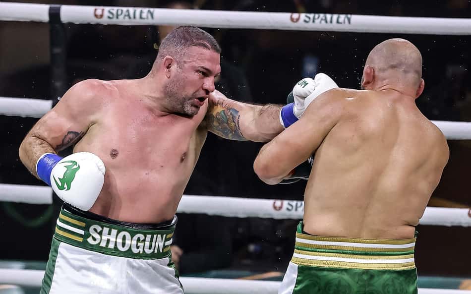 Shogun e Glover se enfrentaram no Spaten Fight Night 3 (Foto: Inovafoto/Divulgação Spaten)