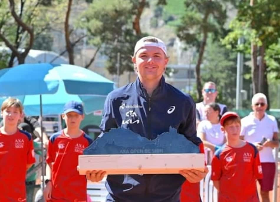 Suíço Dominic Stricker, campeão do Challenger de Sion em agosto de 2026