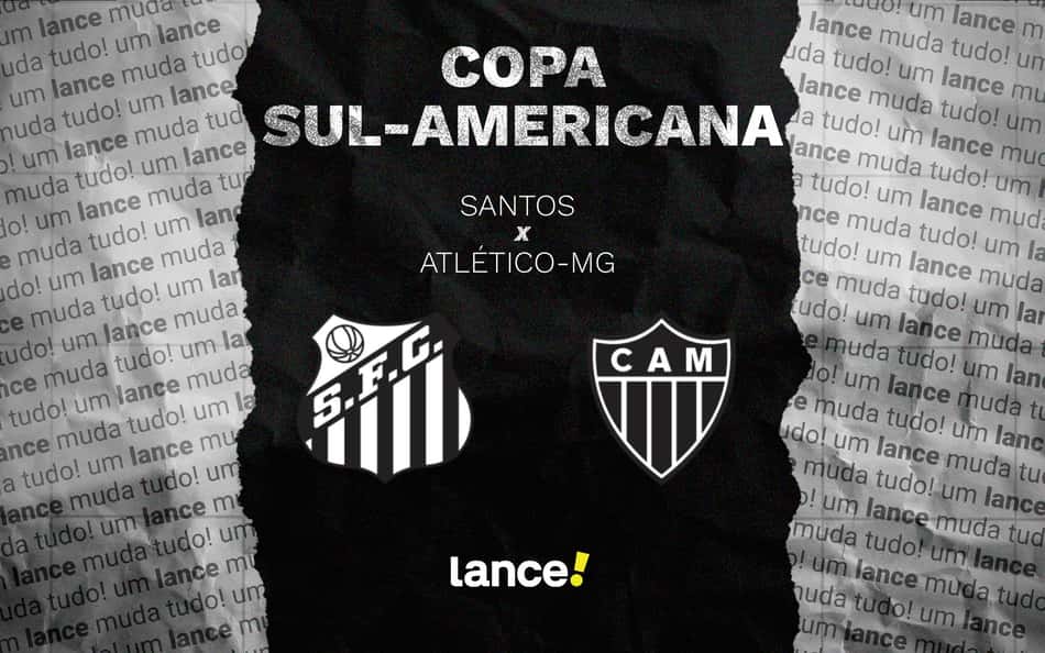 Santos x Atlético-MG: onde assistir ao vivo, horário e escalações do jogo da Sula-Americana
