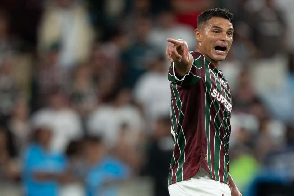 Thiago Silva em jogo do Fluminense 