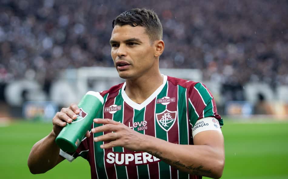 Thiago Silva em jogo do Fluminense