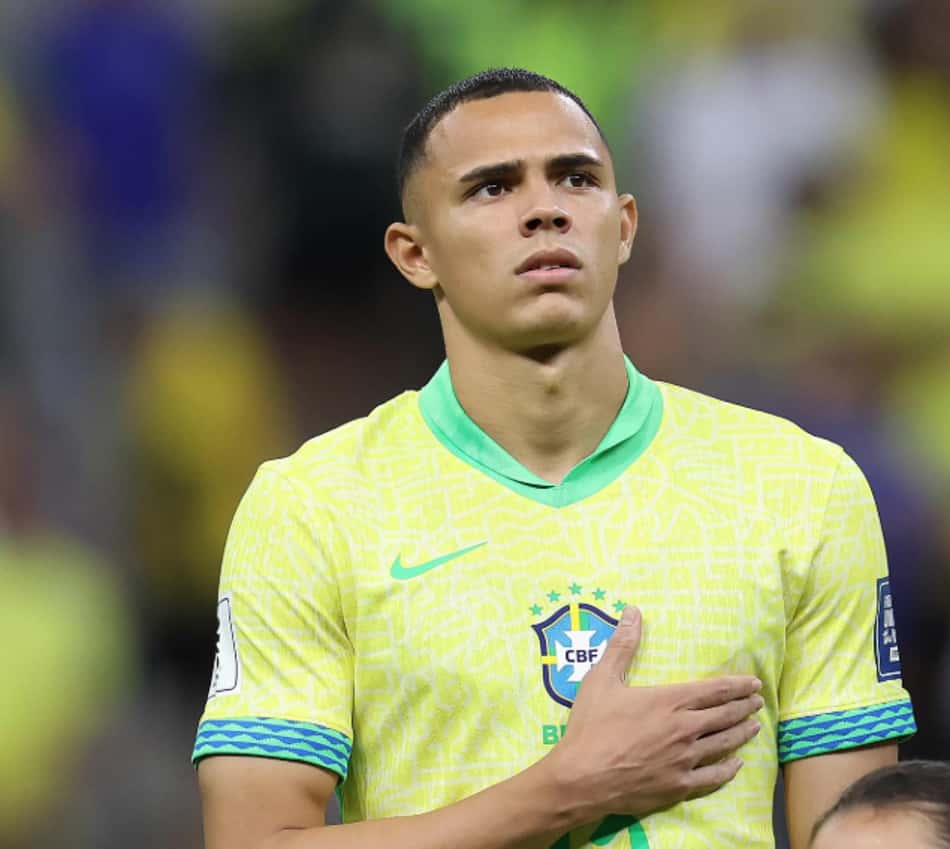 Vanderson em ação pela Seleção Brasileira