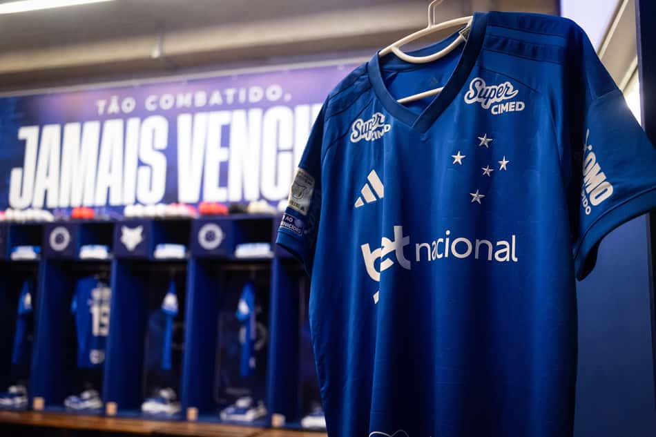 Vestiário do Cruzeiro contra o CAP