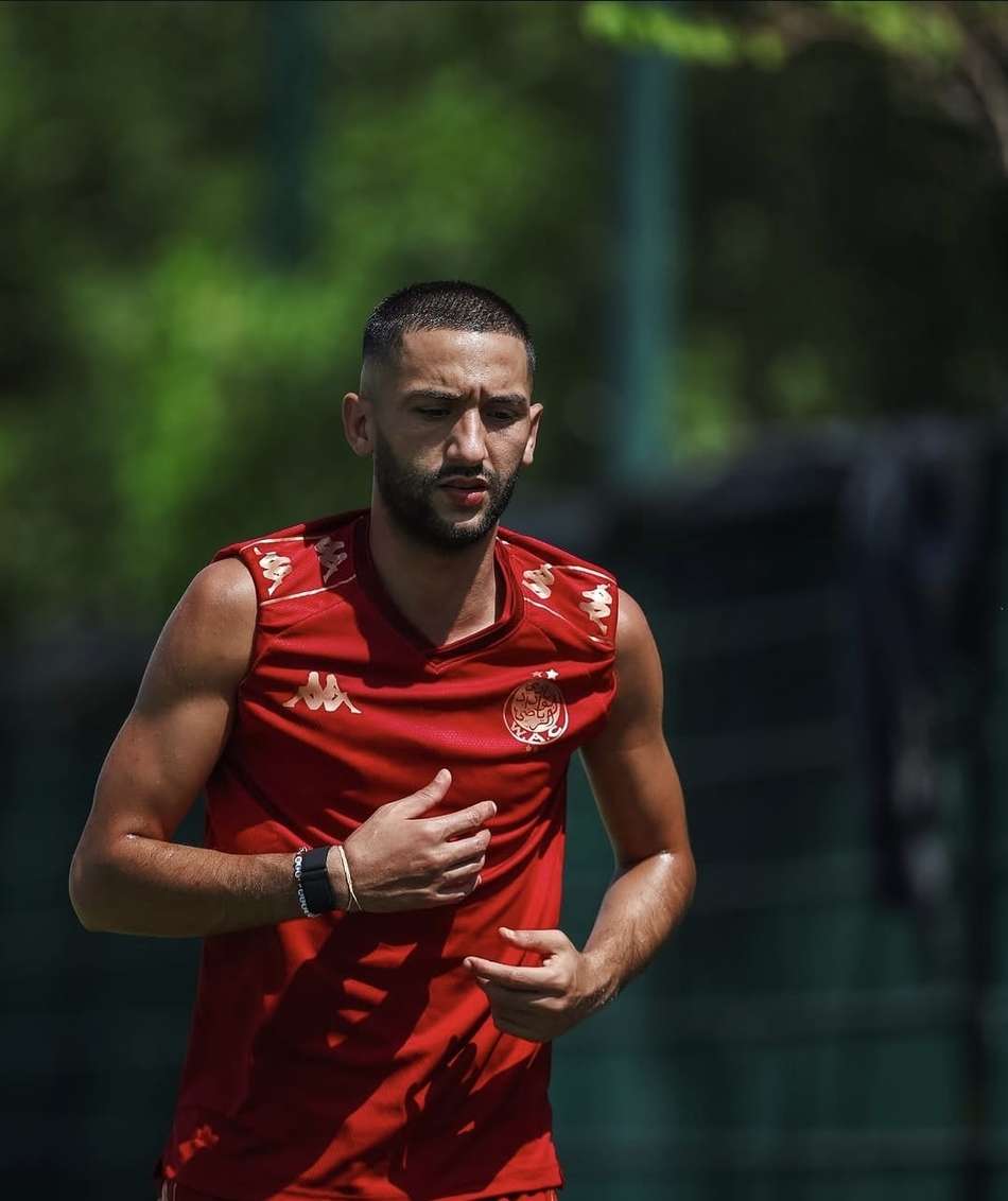 Ziyech, alvo do Botafogo, pertence ao Wydad Casablanca, do Marrocos