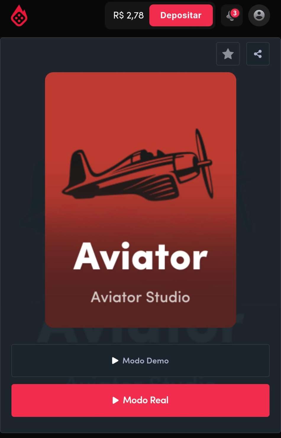 Captura de tela do Aviator no cassino Blaze.
