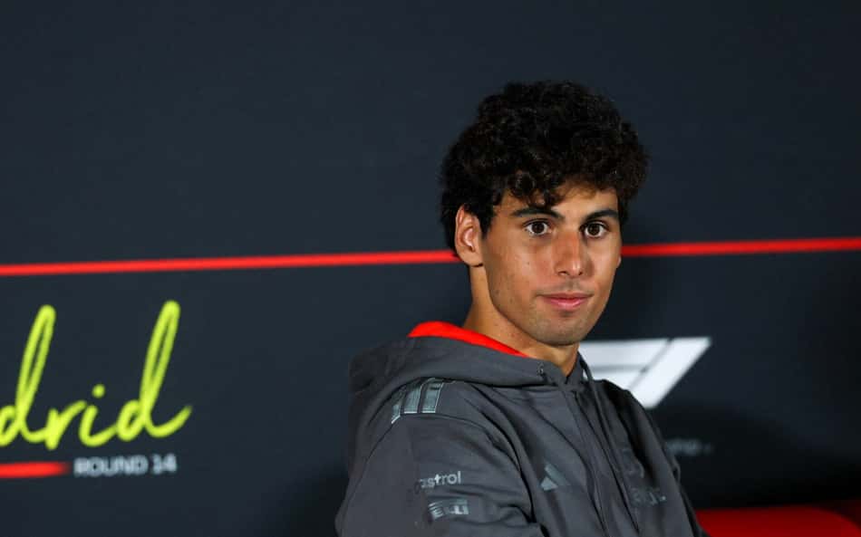 Gabriel Bortoleto em coletiva do GP da Espanha pela F1 2026