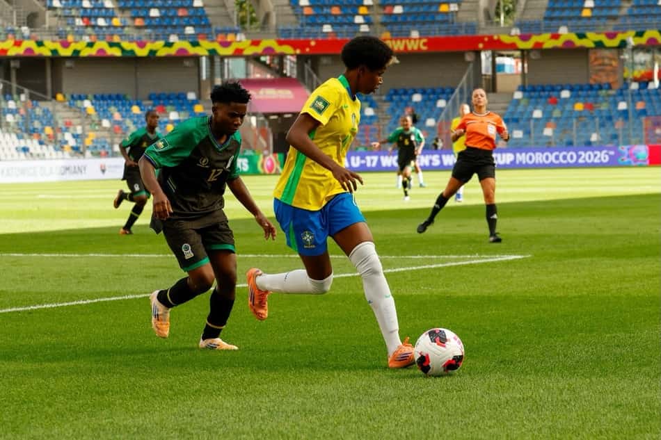 Brasil e Tanzânia se enfrentaram na primeira rodada da Copa do Mundo Feminina Sub-20
