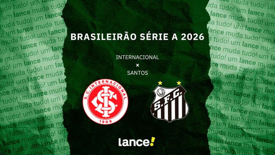 Internacional x Santos: onde assistir, horário e escalações