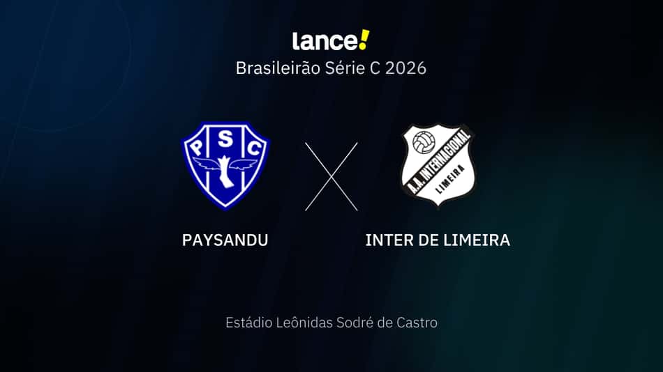 Brasileirão Série C 2026 - Paysandu x Inter de Limeira