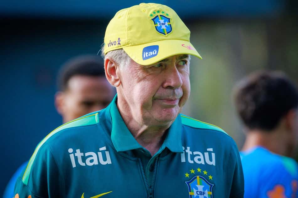 Carlo Ancelotti, técnico da Seleção Brasileira