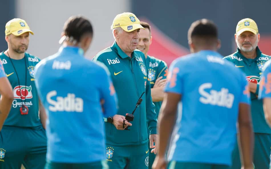 Escalação: Ancelotti mantém base, mas Seleção terá estreias diante da Austrália