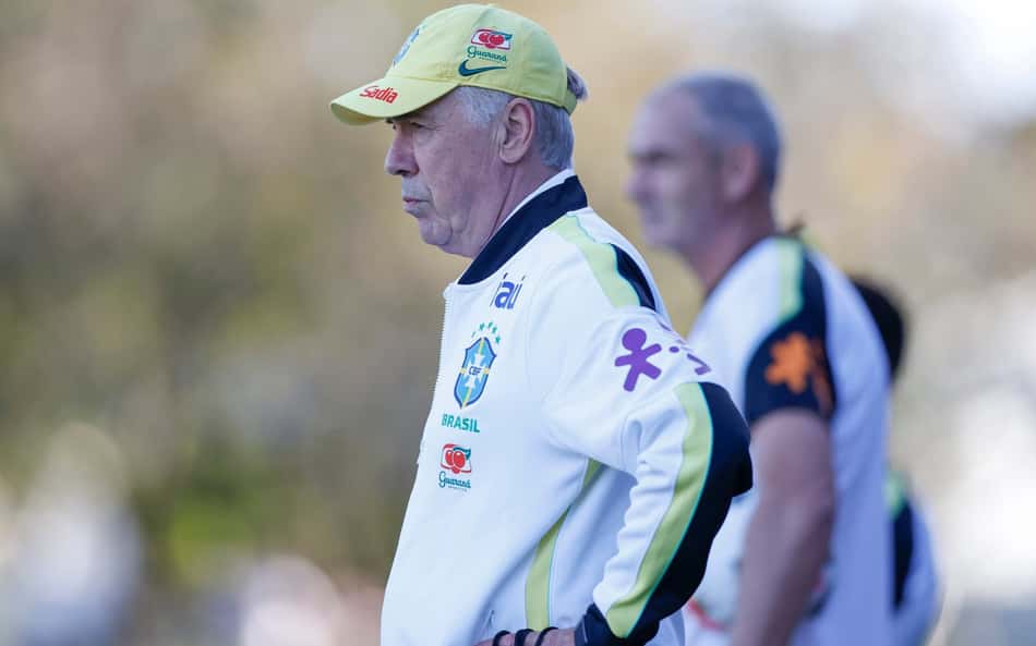 Carlo Ancelotti, técnico da Seleção Brasileira