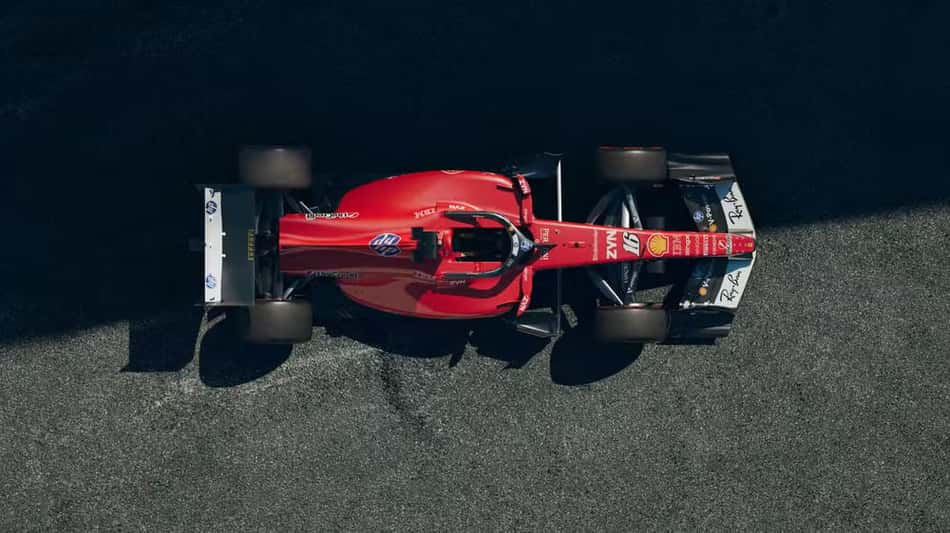 Pintura especial da Ferrari no GP da Itália de 2026, em homenagem a Michael Schumacher