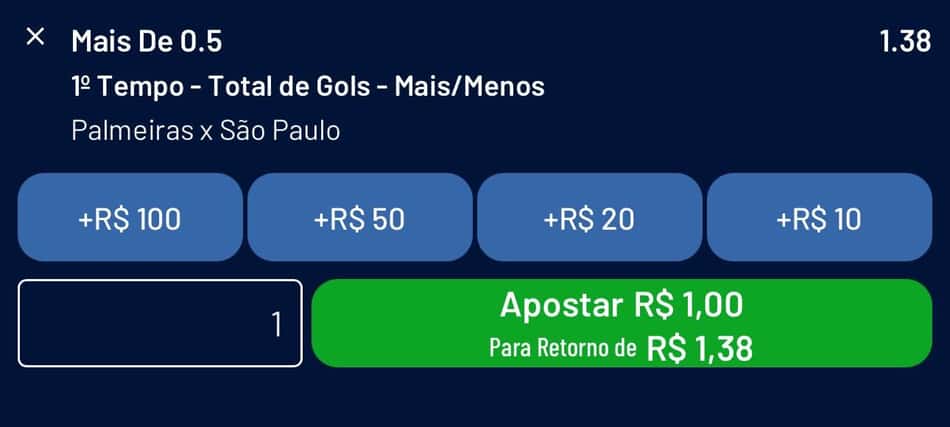 Captura de tela do Cupom de Apostas da Galera Bet.