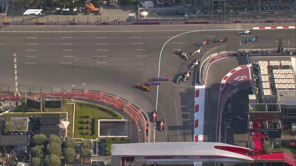 Batida no GP do Azerbaijão, etapa da F1 2026