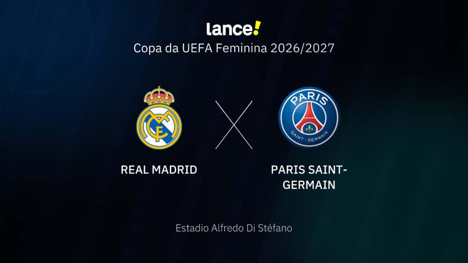 Copa da UEFA Feminina 2026/2027 - Real Madrid x Paris Saint-Germain