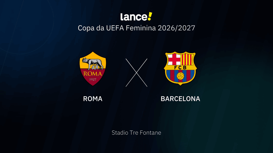 Copa da UEFA Feminina 2026/2027 - Roma x Barcelona