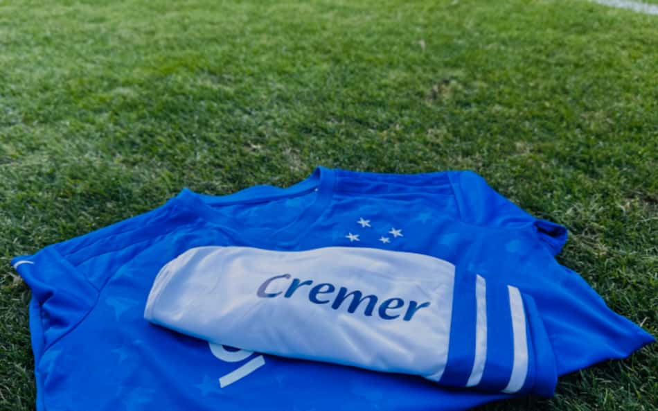 Camisa do Cruzeiro Feminino com patrocínio