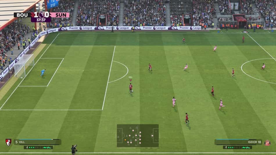 Partida de modo carreira no EA FC 27