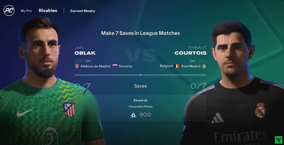 Rivalidades no Modo Carreira Jogador no EA FC 27