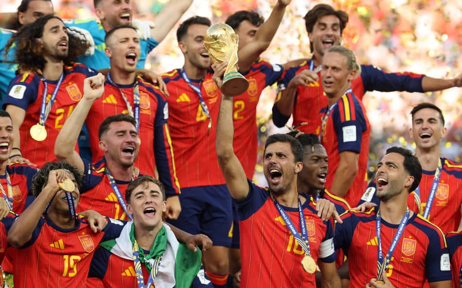 Espanha conquistou seu segundo troféu de Copa do Mundo