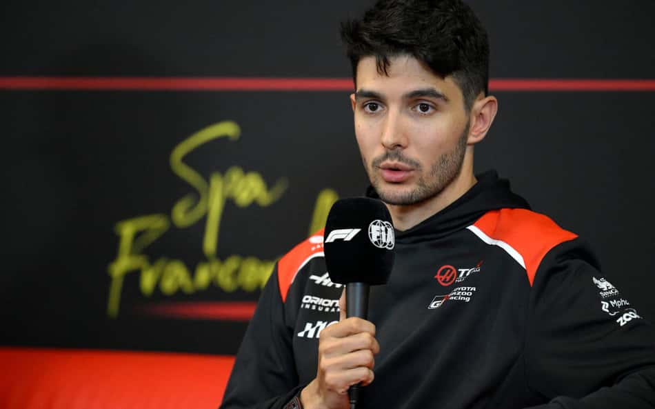 Esteban Ocon, da Haas, em coletiva no GP da Bélgica pela F1 2026