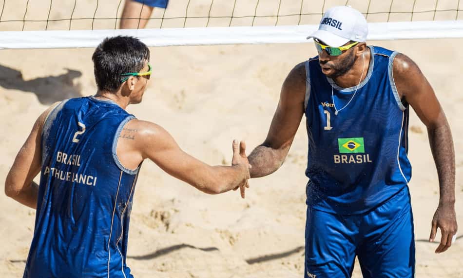 Evandro e Arthur Lanci nos Jogos Sul-Americanos de Santa Fé